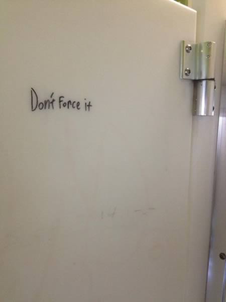 lesbians in crotchless panties writings on bathroom wall for sex